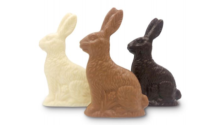 1/2lb. Solid Chocolate Bunny