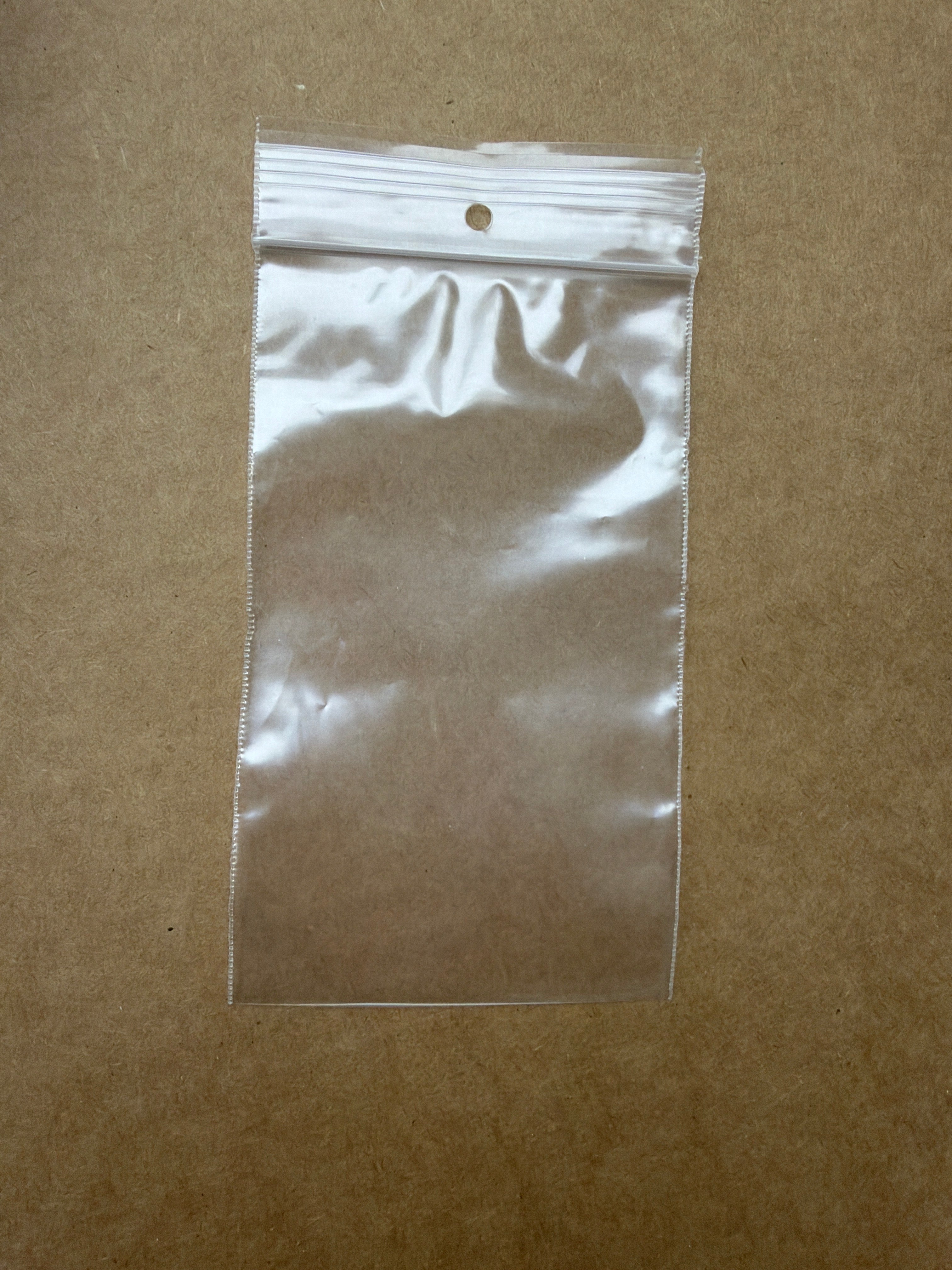 3 x 5 Zip Lock Bag with Hole (100)