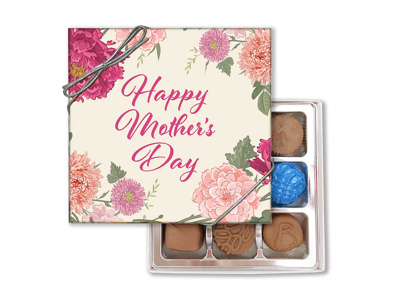 Pink Floral Mother's Day 9 Piece Box
