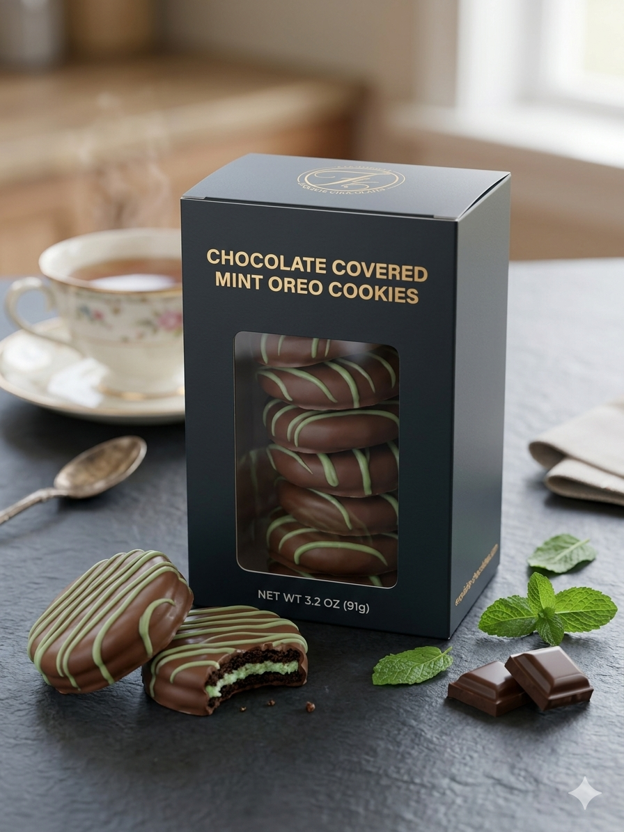 Premium Chocolate covered Mint Oreos