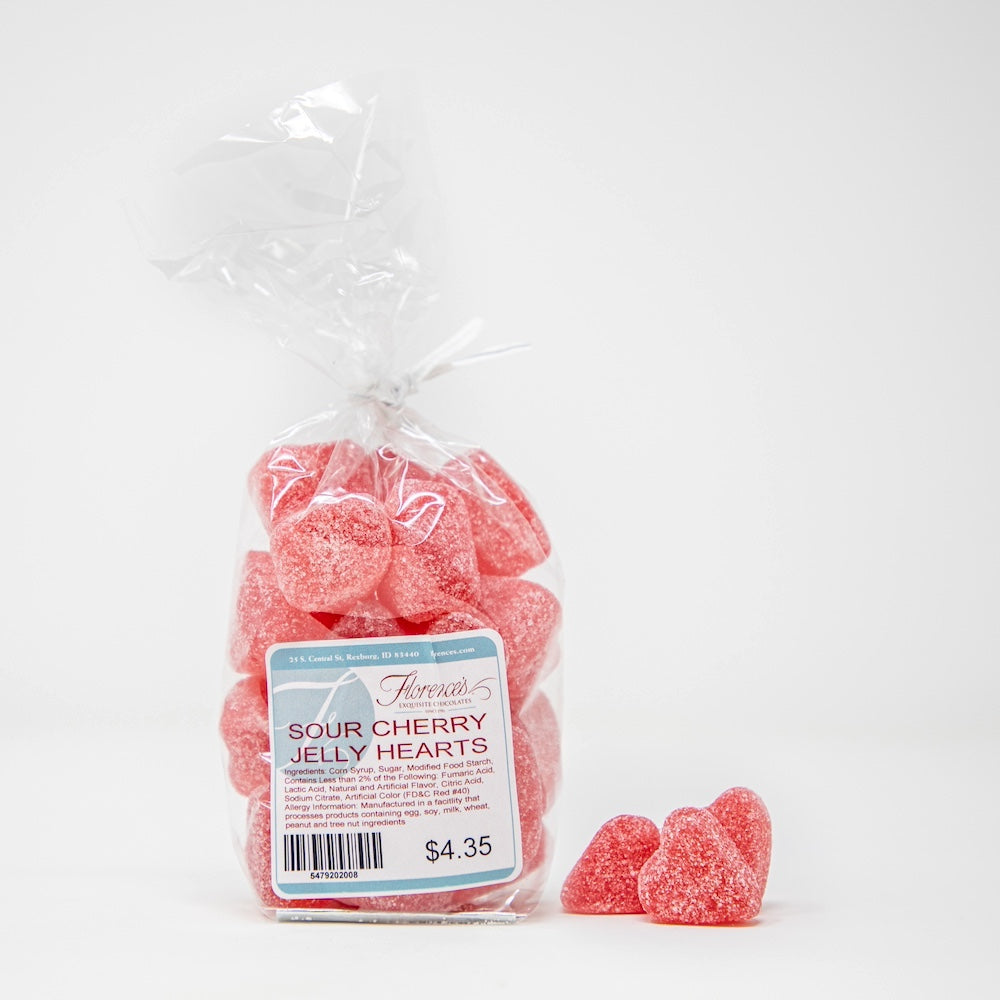 Sour Cherry Jelly Hearts