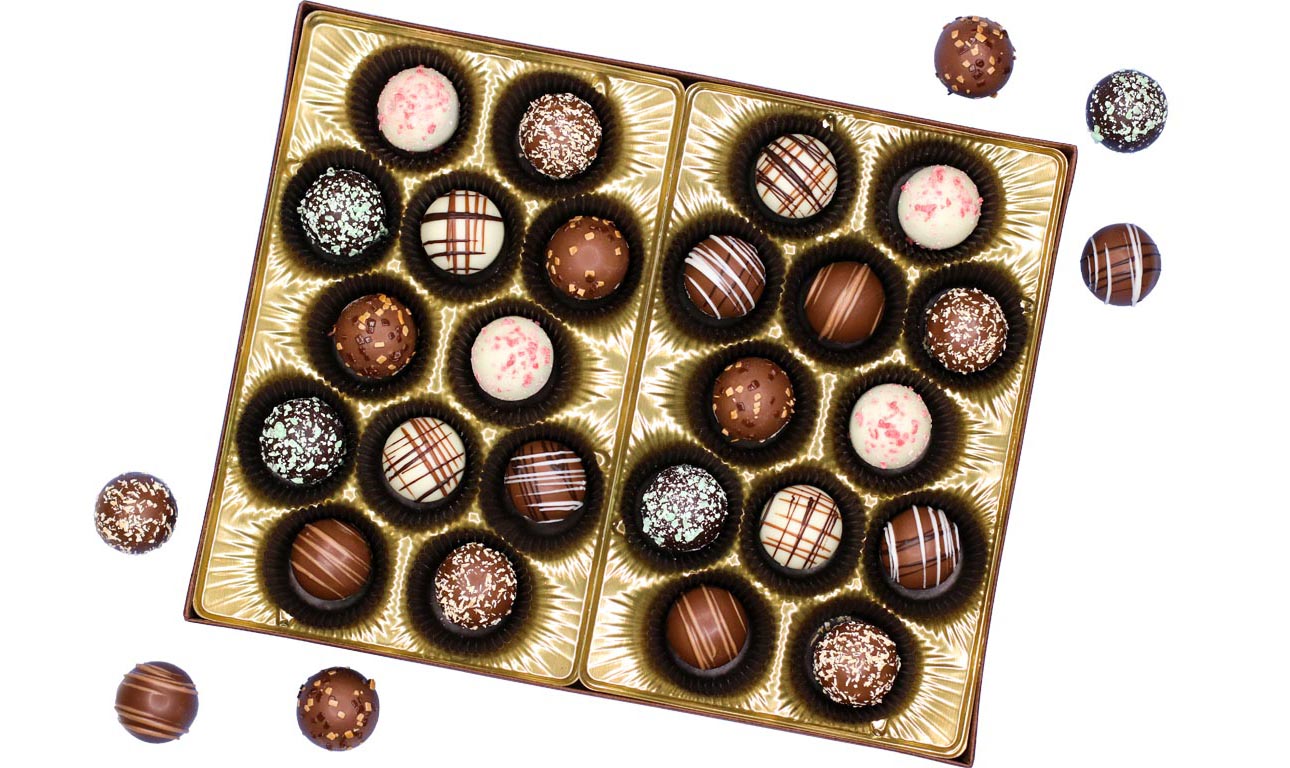 24 Piece Box of Traditional Truffle Chocolates