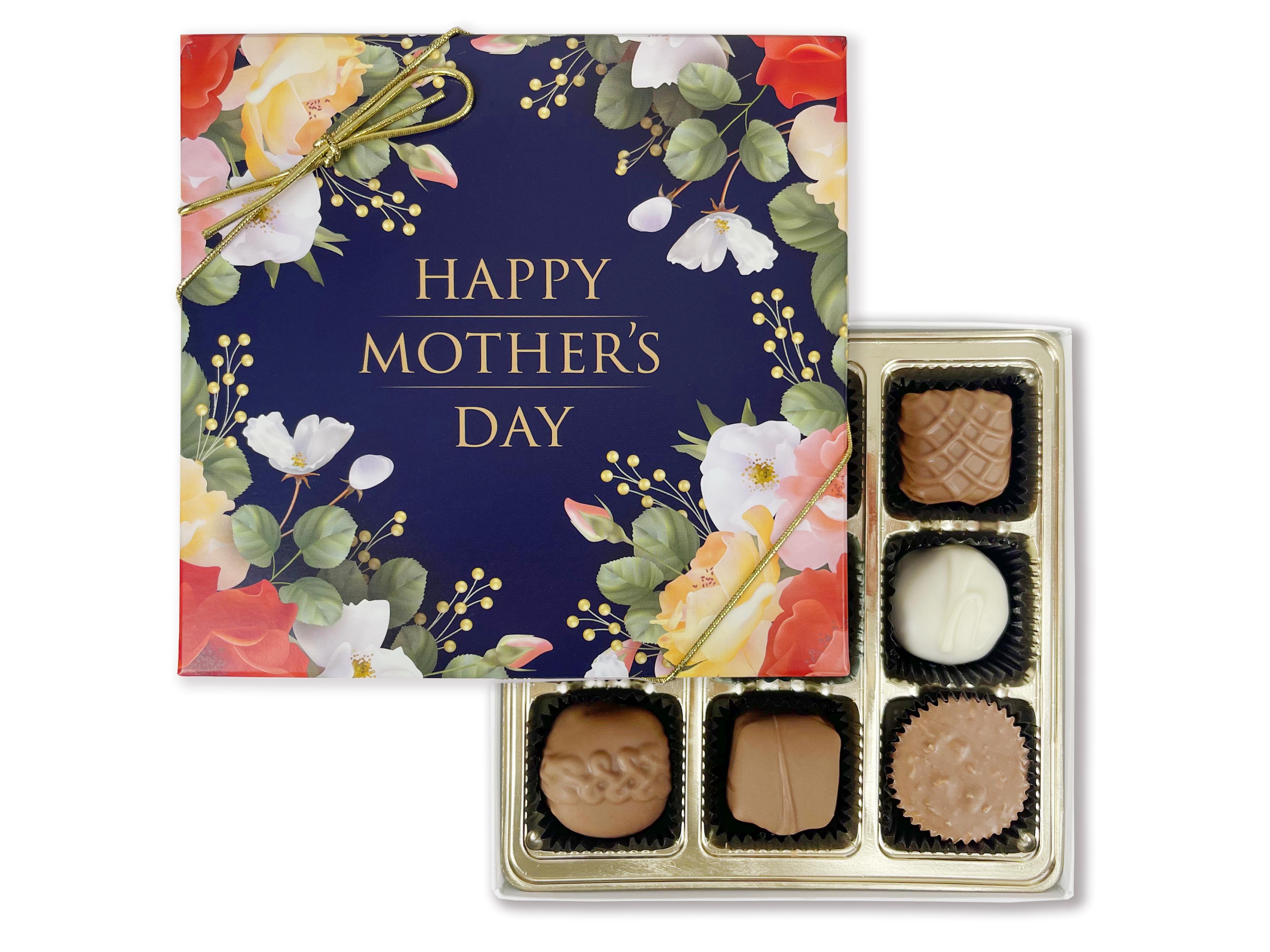 Navy Floral Mother's Day 9 Piece Box