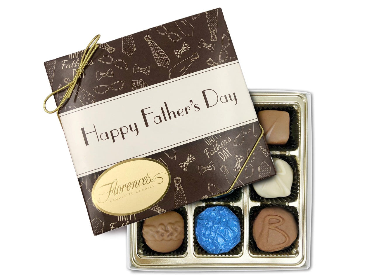 Happy Father's Day Brown Box