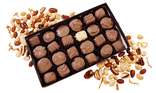 24 Piece Nut and Caramel