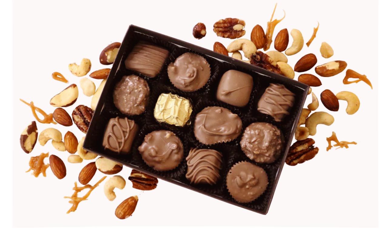 12 Piece Nut and Caramel