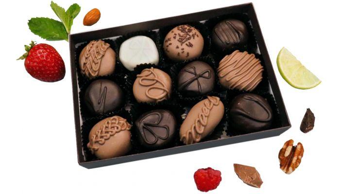 12 Piece Assorted Creams Chocolates