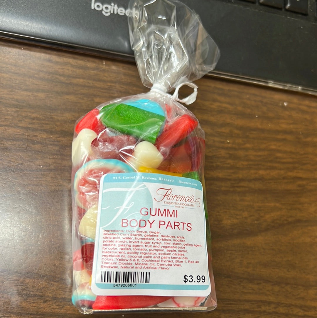 Gummi Body Parts